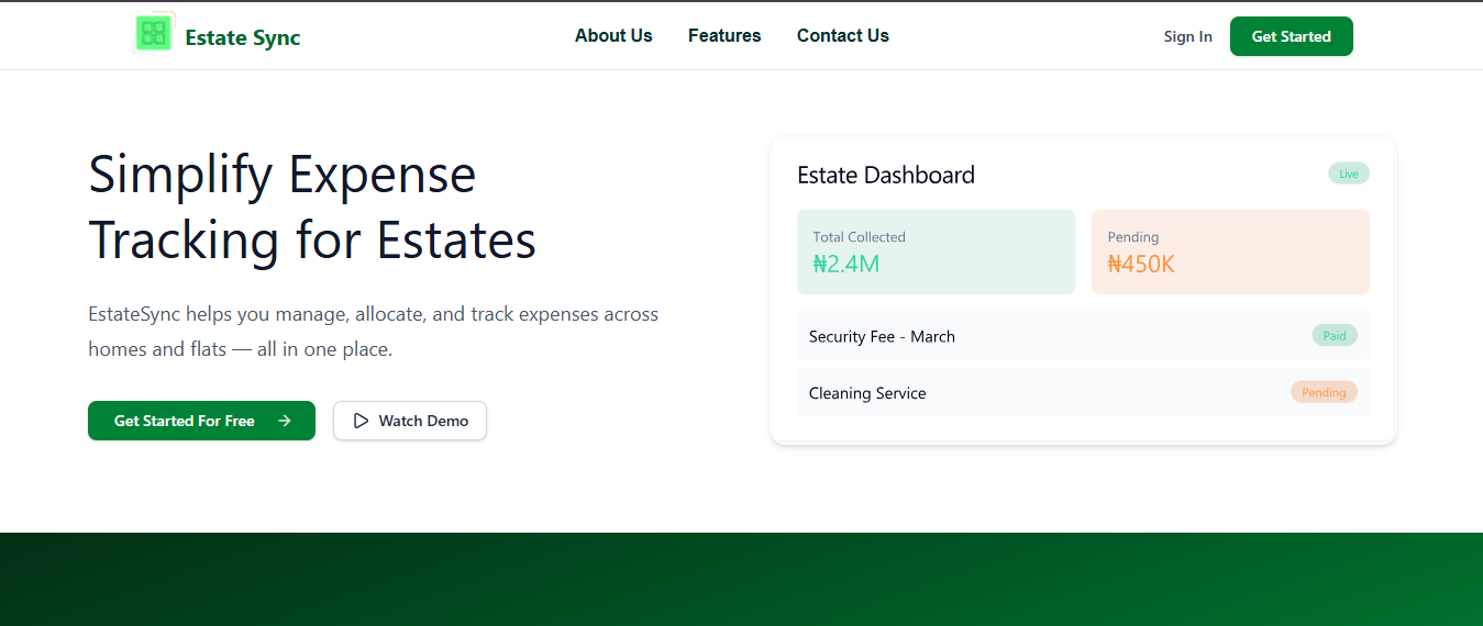 Estate Management Platform